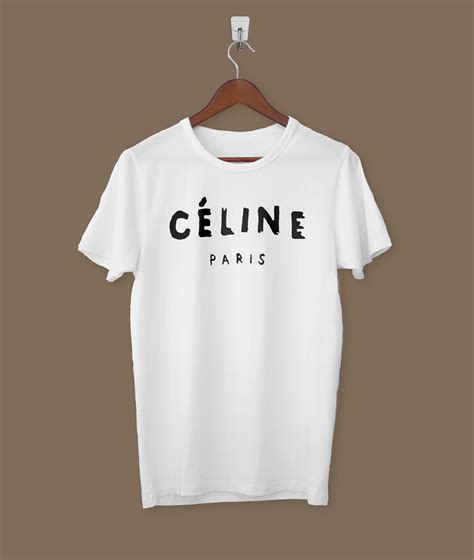 celine t shirt women|celine t shirt authentic.